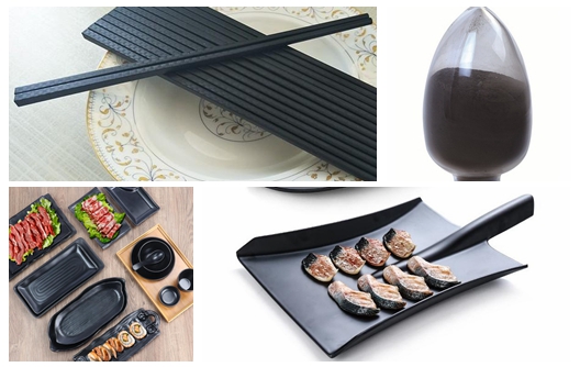คำแนะนำการใช้ผงเมลามีนสีดำในการผลิตเครื่องใช้บนโต๊ะอาหาร